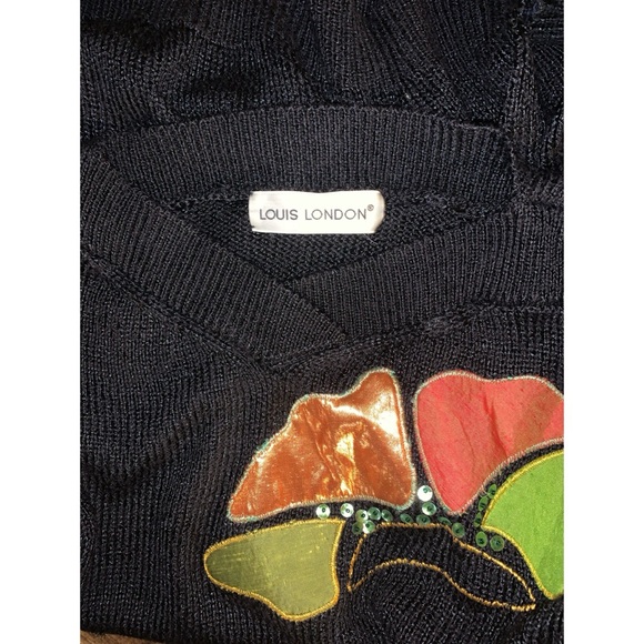 Vintage Louis London Embroidered Sweater - Picture 3 of 5